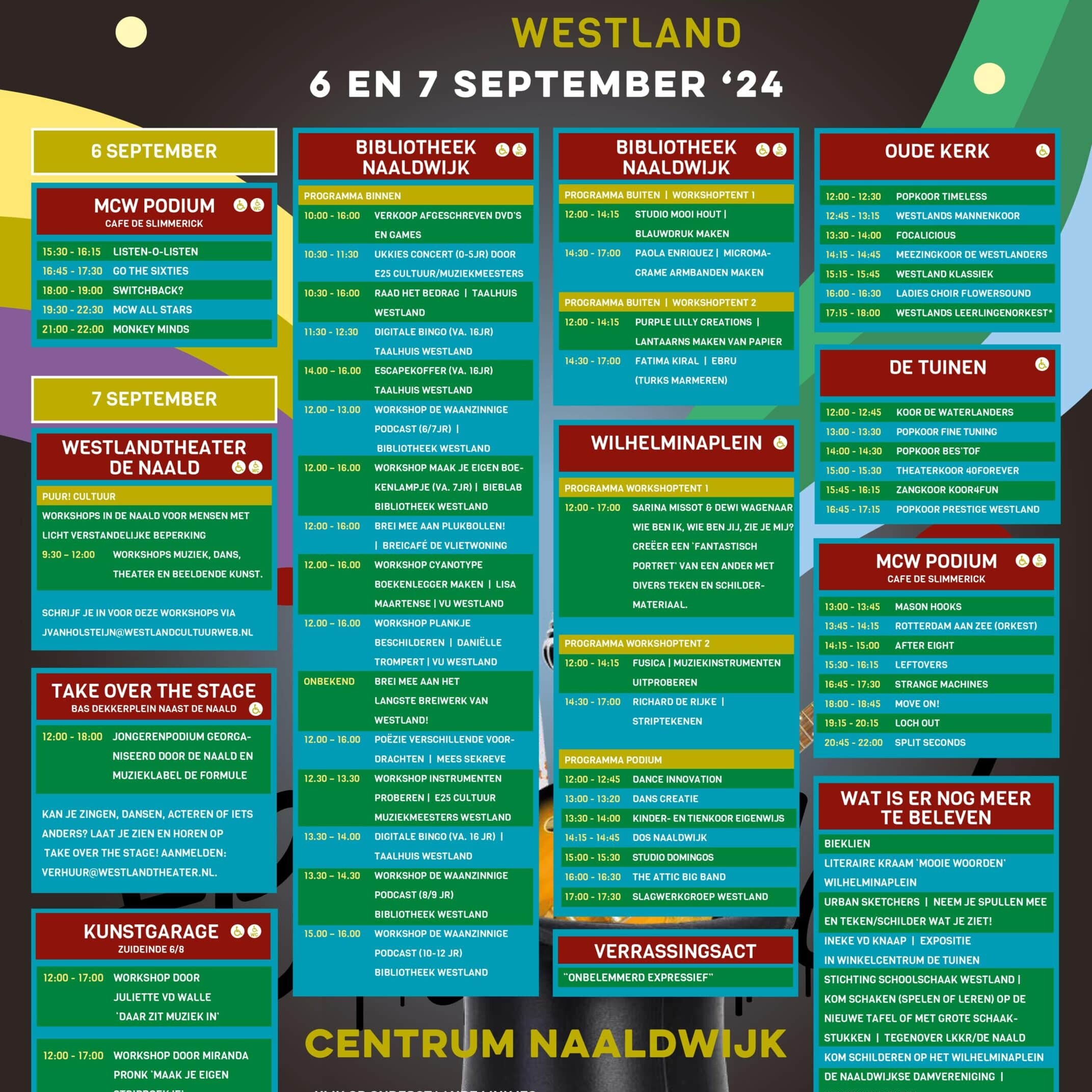 Programma Podium Westland 2024