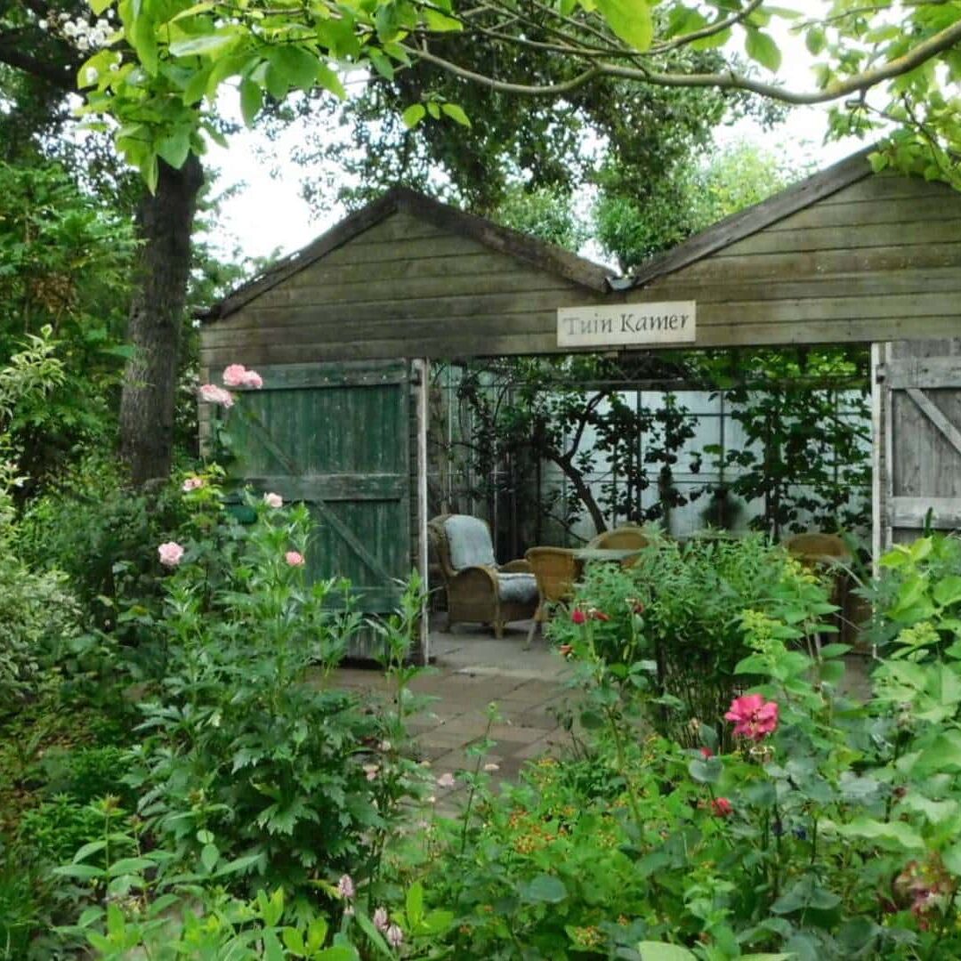 foto van de tuinkamer in de Pluktuin in Naaldwijk voor de Week van het Nationaal Park Hollandse Duinen 2024